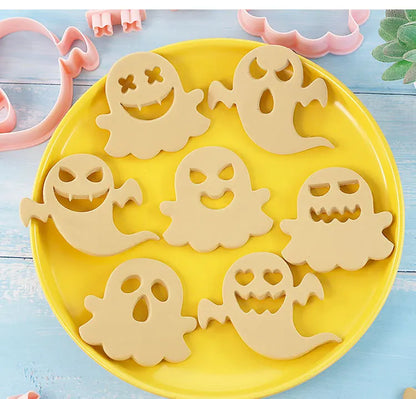 10-Piece Ghost Face Cookie Cutter Set