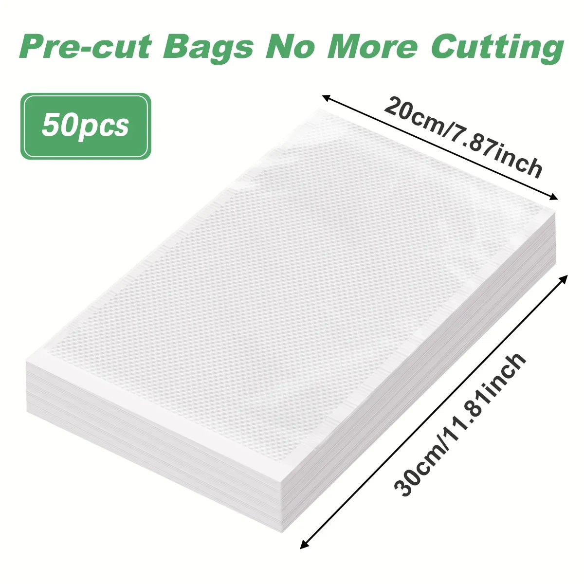 50pcs/lot Kitchen Vacuum Bags for Food Vacuum Sealer Packing Machine Food Storage Bag BPA-Free Kitchen Accessories