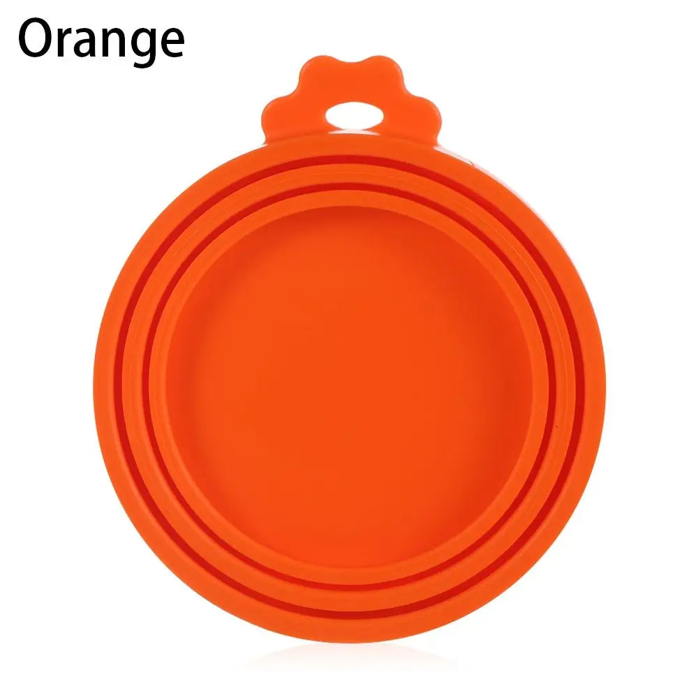 3 In 1 Silicone Canned Lid Reusable Food Tin Cover Keep Fresh Kitchen Organization Pet Supplies