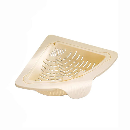 Magnetic Triangle Sink Drain Basket – Fruit & Vegetable Drainage & Food Waste Filter - Kitchenley