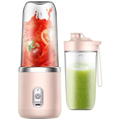 A set of dual cup juicers, multifunctional, suitable for fruits and vegetables, 6-leaf juice cup multifunctional juicer