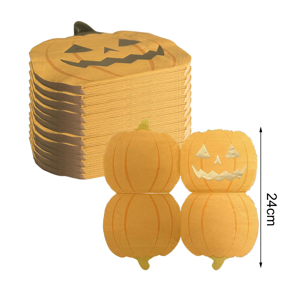 Halloween Disposable Paper Party Napkins