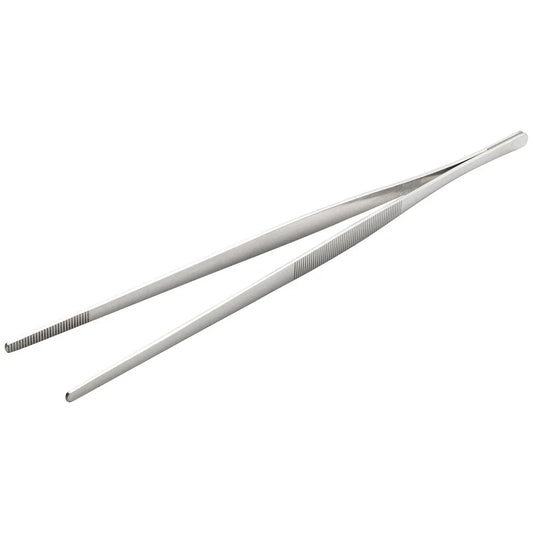 Kitchenley Stainless Steel Kitchen & BBQ Tongs – Grill Meat Tongs & Cooking Tweezers (1/3/4 Pcs Set Options)
