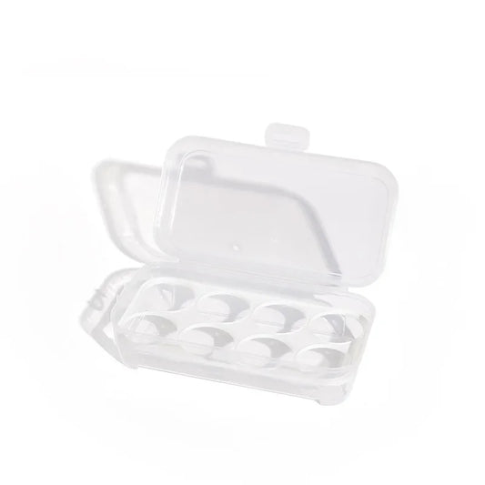 Portable Shockproof Egg Storage Box – Transparent Egg Holder for Camping & Picnic (3/4/8 Grids)