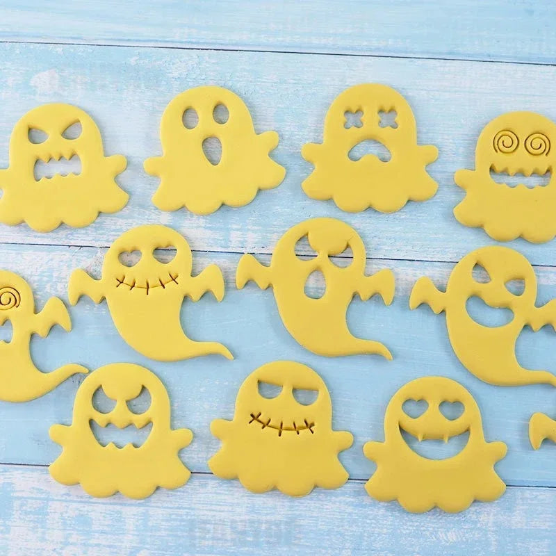 10-Piece Ghost Face Cookie Cutter Set
