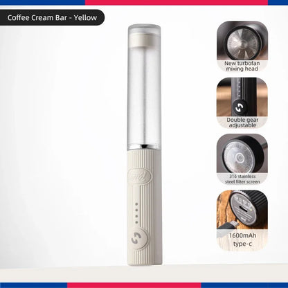 Bincoo Milk Foamer Coffee Whisk Mixer Electric Blender Egg Beater Mini Frother Handle Stirrer Cappuccino Maker Cooking Tools