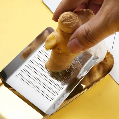 Stainless Steel Manual Ginger Grater – Kitchen Food Grinder & Baby Food Tool - Kitchenley