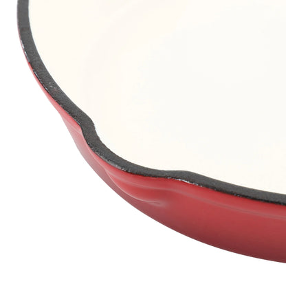 Cast Iron Frying Pan Enameled Frying Pan Cast Iron Skillet Nonstick Kitchen Fry Pan Grill Cookware for Camping Cooking Grilling