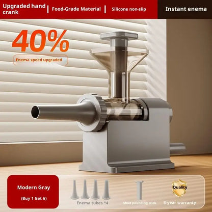 1PCS Manual Sausage Stuffer Machine Stuffer Machine Meat Grinder Filling Maker With Tubing Units For Homemade Production