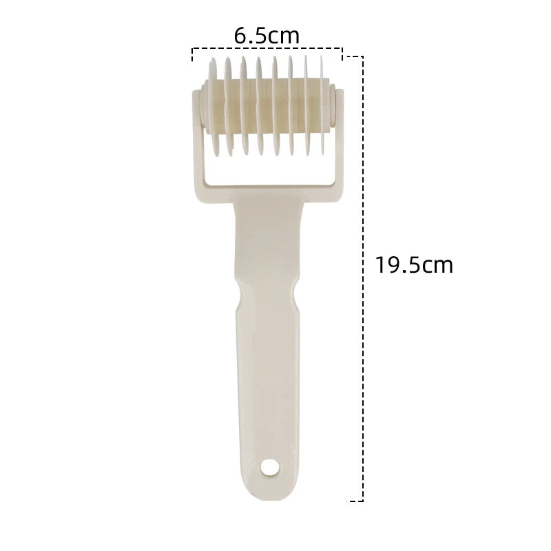 Kitchenley Embossing Lattice Dough Roller & Pie Pizza Cutter – Pastry Bakeware Tool (3 Sizes)