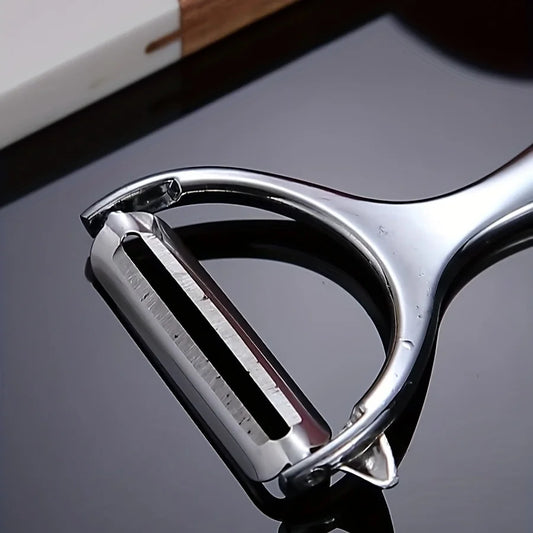 1PC stainless steel vegetable peeler, peeler, multifunctional carrot and potato grinder, fruit tool, kitchen accessory, cooking
