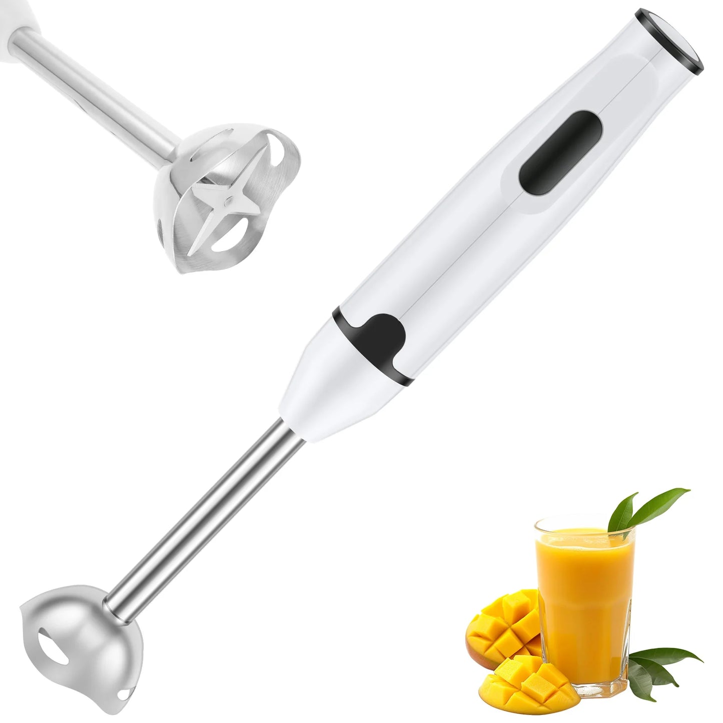 Immersion Blender Household Handheld Immersion Blender Multifunctional Electric Stick Blender for Soup Smoothie Sauce Juice