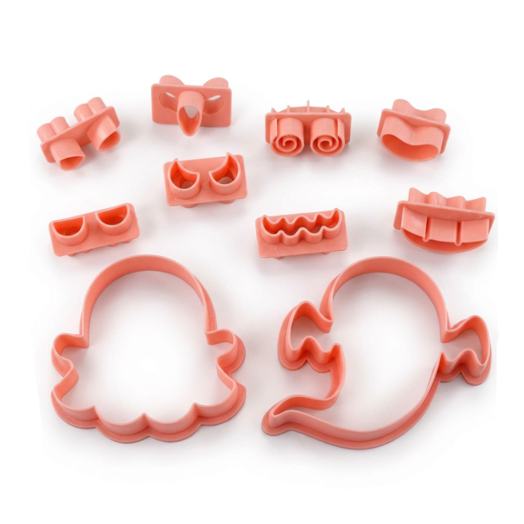 10-Piece Ghost Face Cookie Cutter Set