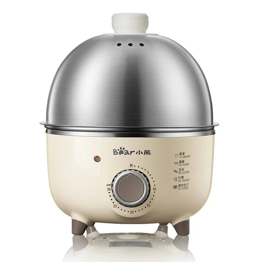 360W Electric Egg Boiler & Steamer – Automatic Multicooker with Timer for Eggs & Custard
