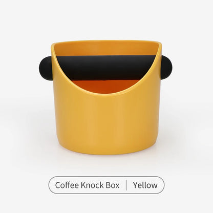 Coffee Knock Box Anti Slip With Removable Bar Grind Dump Bin Anti Slip Shock-absorbent For Barista Espresso Machine Accessories