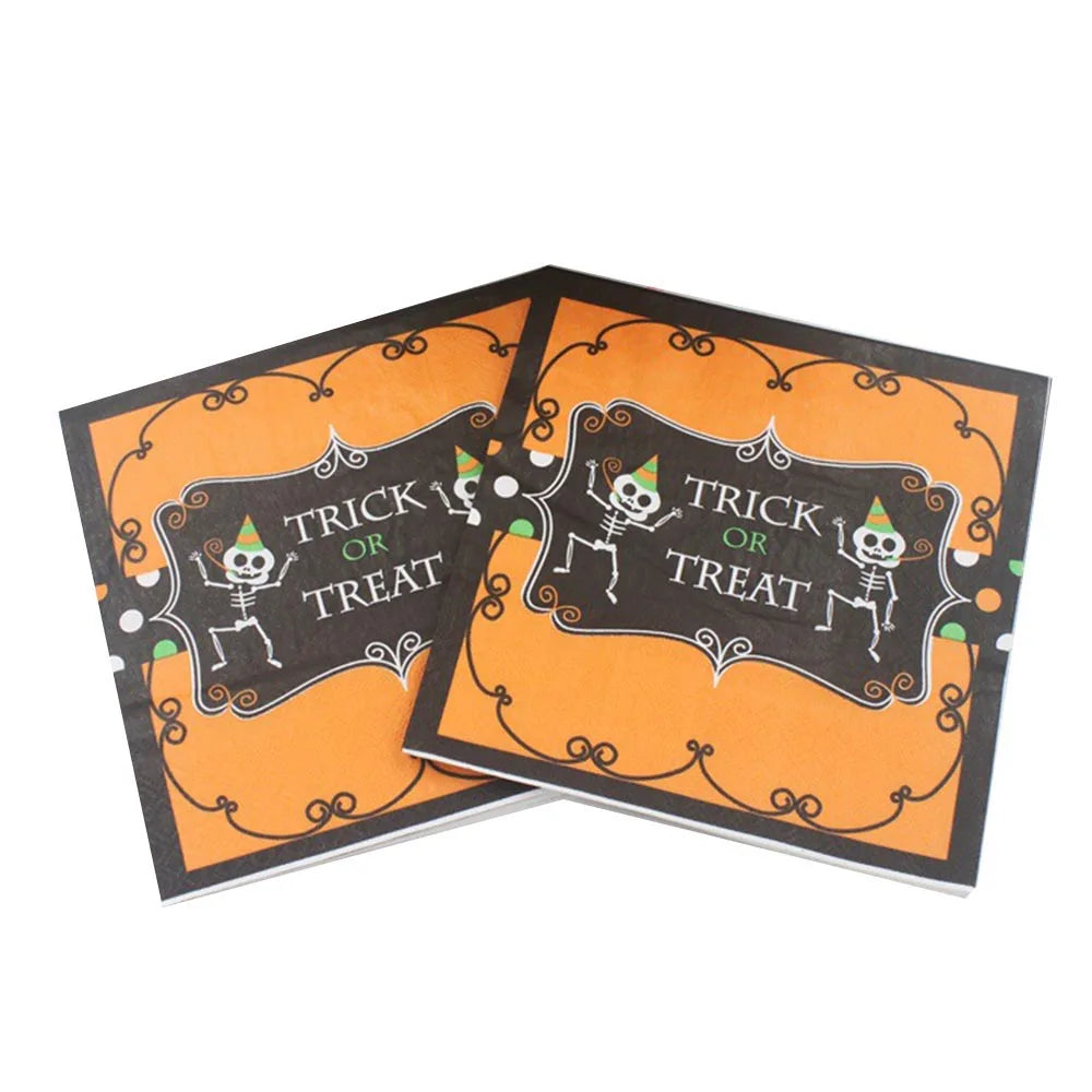 Halloween Disposable Paper Party Napkins