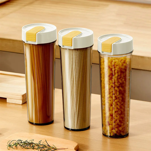 Kitchen Noodle Spaghetti Container Sealed Pasta Storage Box Quantitative 120g Food Keep Fresh Box Refrigerator Organizer