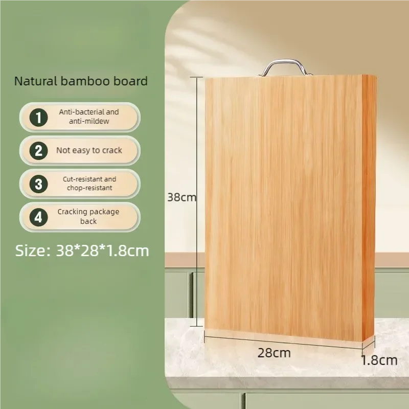 Bamboo Cutting Board – Eco-Friendly Rectangular Chopping Board - Kitchenley