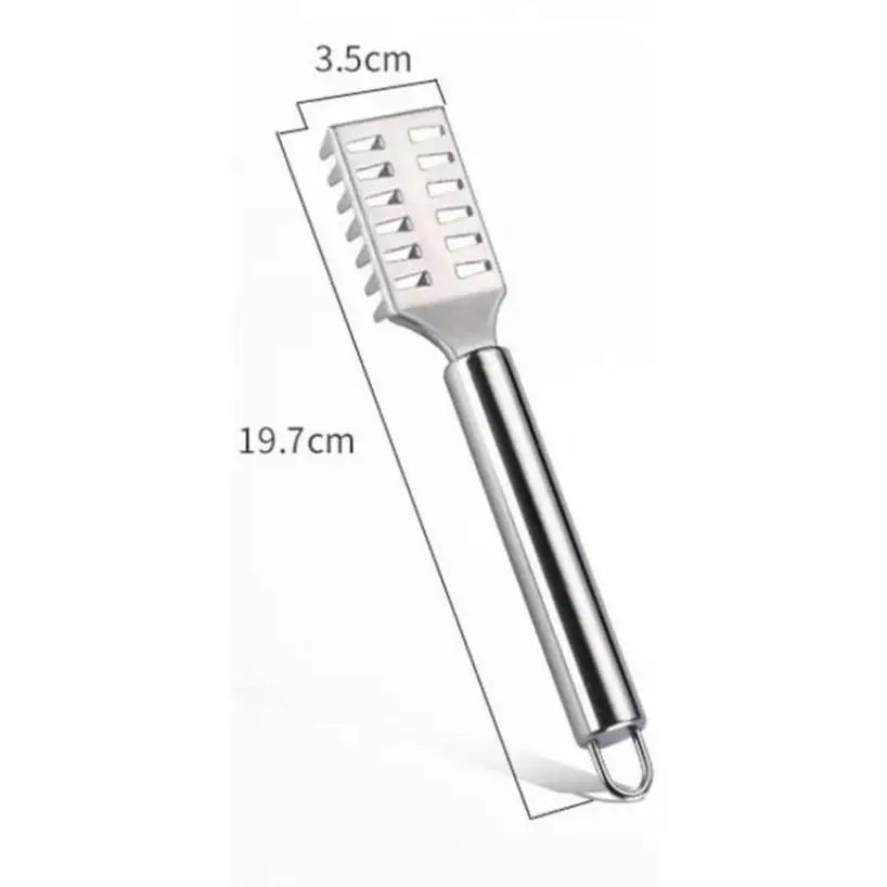 Kitchenley 2-in-1 Fish Scale Scraper & Shrimp Deveining Knife – Stainless Steel Fish Cleaning Tool for Seafood Prep