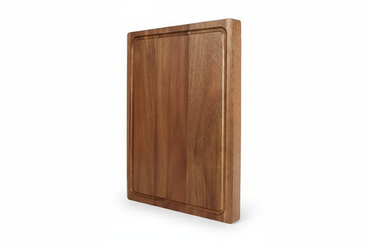 Beech & Walnut Wood Cutting Board – Chopping Block & Cheese Board
