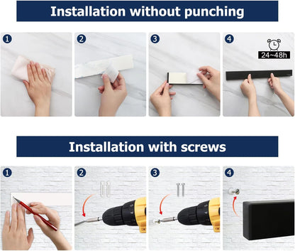 40CM 50CM Stainless Steel Knife Stand Magnetic Knife Holder Wall Block Storage Rack for Knives Kitchen Accessories Organizer