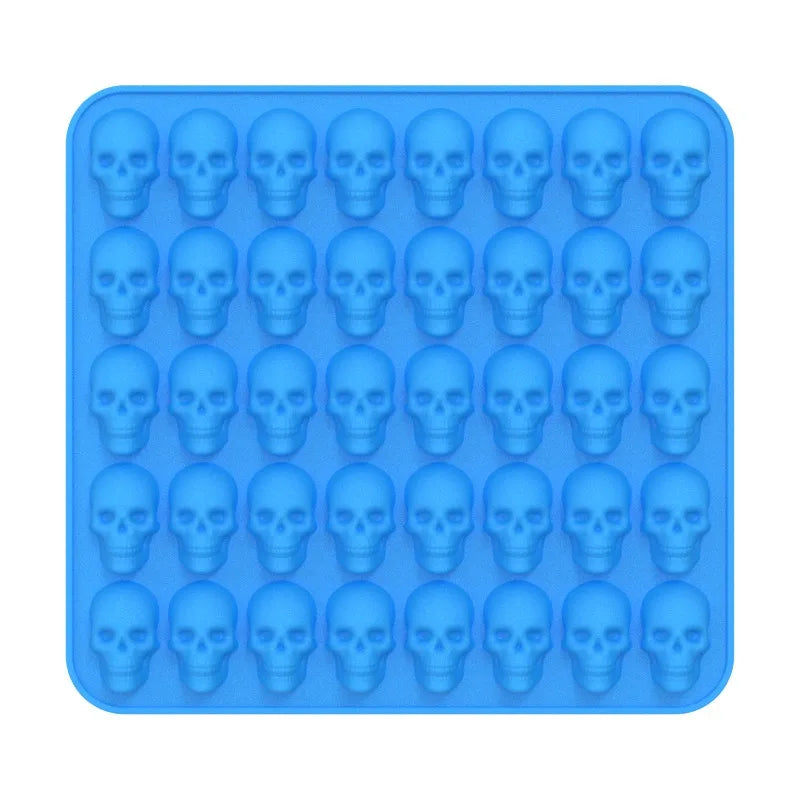 Pumpkin Skull Silicone Ice Cube Mold