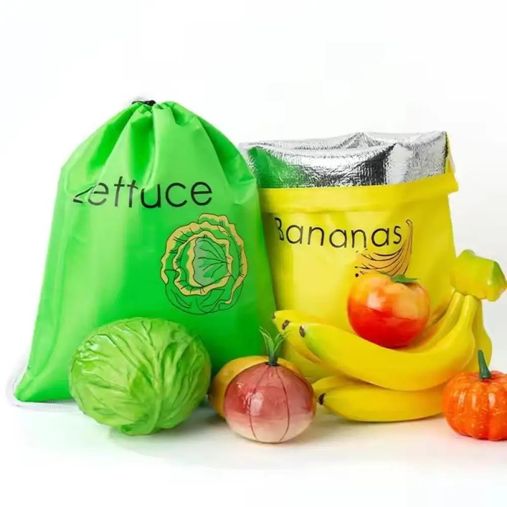 Fruit Vegetables Storage Bag Banana Bundle Pocket Lettuce Banana Fresh-keeping Bundle Pocket Drawstring Banana Preserve Bag