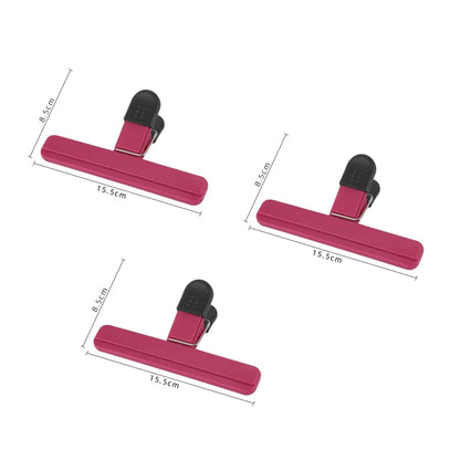 Portable Bag Clips Kitchen Storage Food Snack Seal Sealing Bag Clips Sealer Clamp Plastic Tool Kitchen Organization Accessories