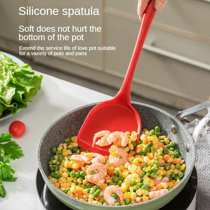 1/5psc kitchen Silicone5Non-Stick pan high temperature resistance spatula set spatula meal Spoon soup spoon set