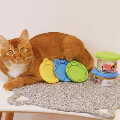 3 In 1 Silicone Canned Lid Reusable Food Tin Cover Keep Fresh Kitchen Organization Pet Supplies