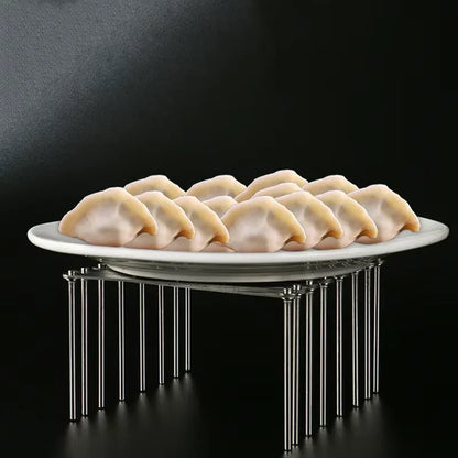 Retractable Stainless Steel Pot Lid Holder & Plate Dish Rack – Space-Saving Heavy-Duty Kitchen Organizer