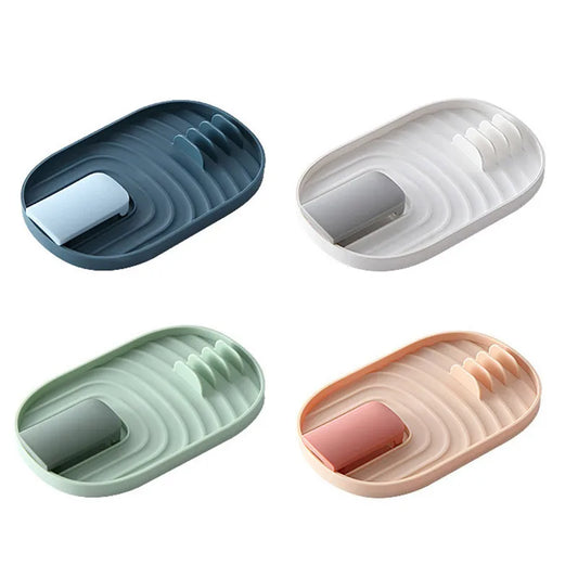 Kitchen Organizer Rack – Pot Lid, Pancake Turner, Ladle & Utensil Holder with Drain Rack