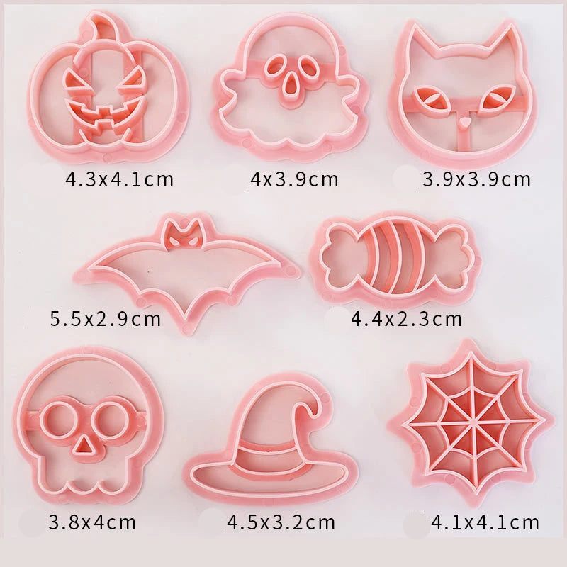 8-Piece Halloween Cookie Cutter Set