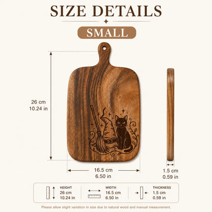 Wooden Carved Halloween Cutting Board
