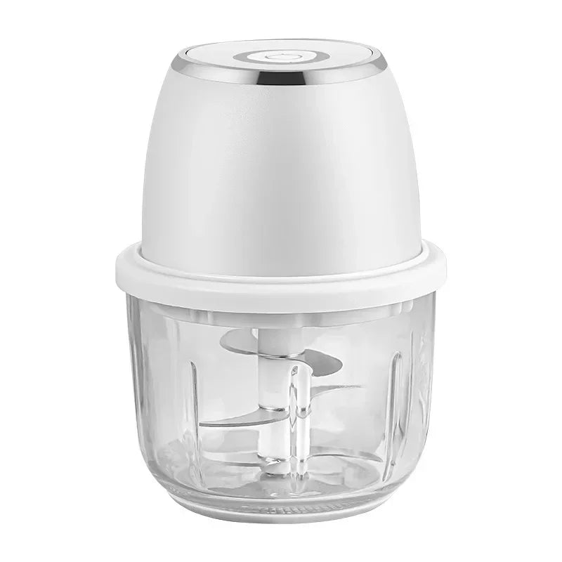 350ml USB Electric Meat Grinder & Food Chopper – Garlic Masher, Vegetable Slicer & Kitchen Blender