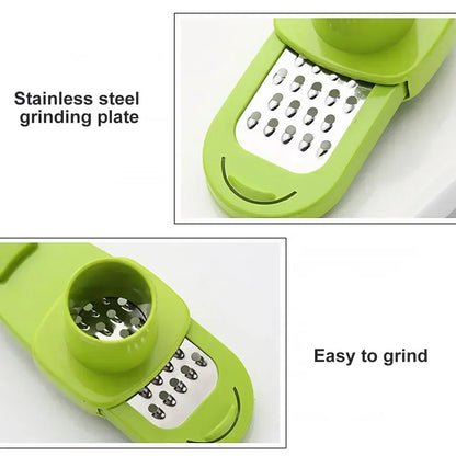 1-Piece Multifunctional Manual Garlic Crusher Ginger Garlic Grater Garlic Cutter Peeler Kitchen Tool with Excellent Functionalit