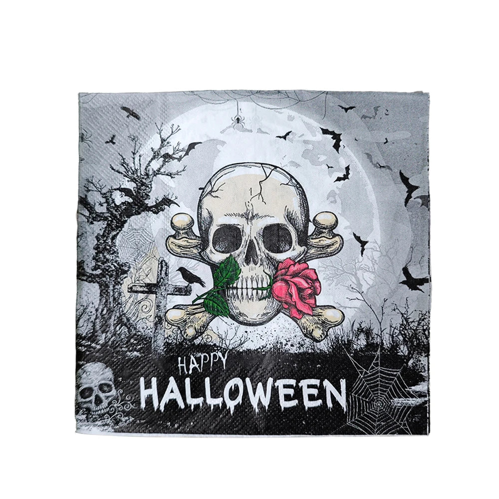 Halloween Disposable Paper Party Napkins