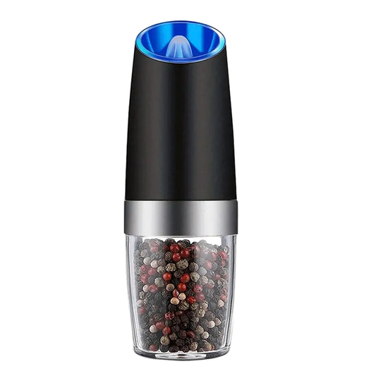 Gravity Electric Salt & Pepper Mill – Automatic Tilt-to-Grind, Adjustable Coarseness, Large Capacity