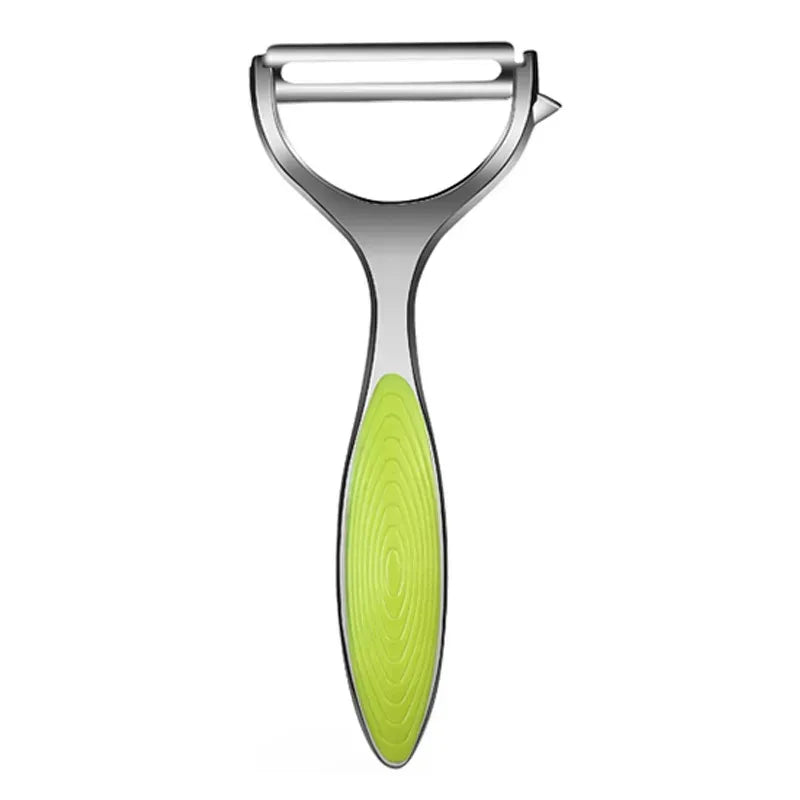 Serrated Blade/Flat Edge Peeler Potato Peeler Slicer Knife Watermelon/Melon Grater Kitchen Multi-Purpose Tool
