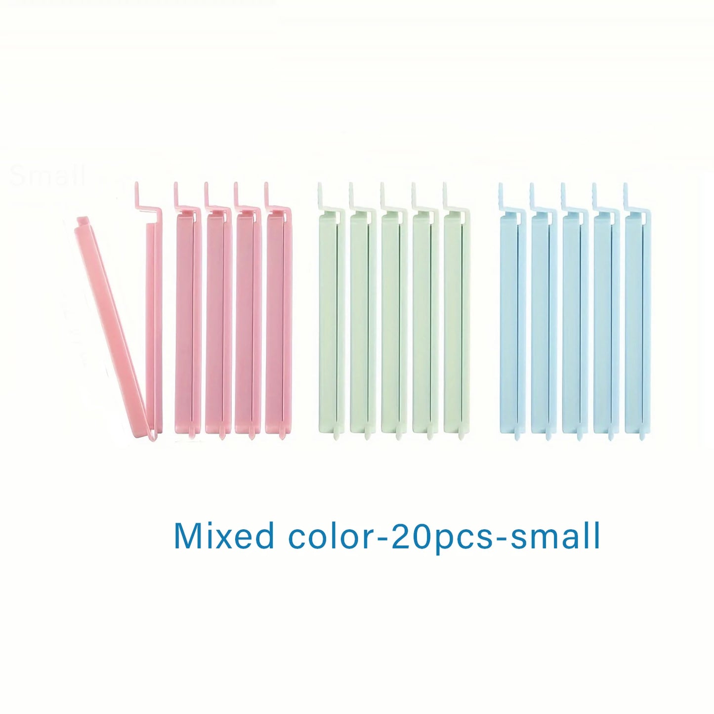 5/10/20Pcs Portable Kitchen Storage Food Snack Seal Sealing Bag Clips Sealer Clamp Plastic Tool Kitchen Accessories