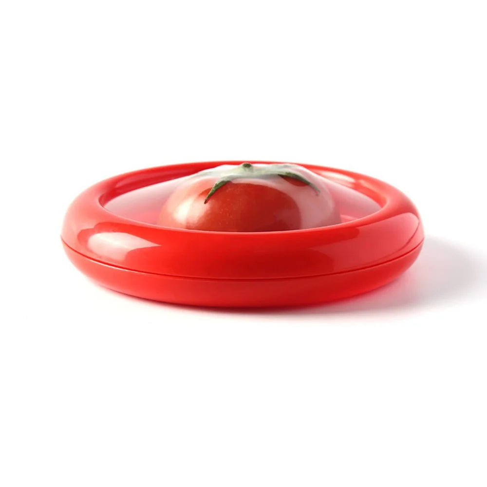 1/4Pc Silicone Fruit And Vegetable Fresh-Keeping Box Portable Food Storage Container Set Cover Transparent Reusable Kitchen Tool