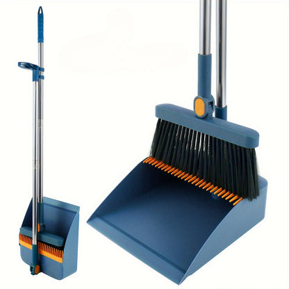 Two piece new broom set, dustpan combination, household sweeping broom, folding broom, wiper, dustpan, garbage shovel