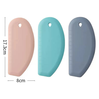 Silicone Dough Scraper with Scale – Multifunctional Baking Tool - Kitchenley