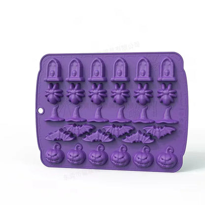 Pumpkin Skull Silicone Ice Cube Mold