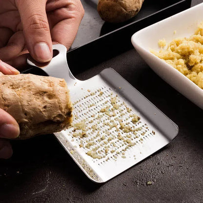 Stainless Steel Manual Ginger Grater – Kitchen Food Grinder & Baby Food Tool - Kitchenley