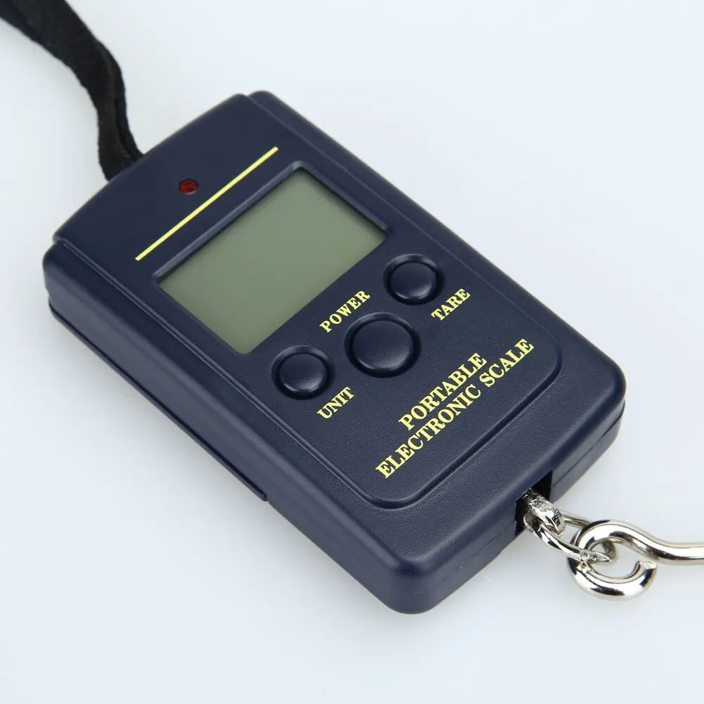 40kg Digital Electronic Hanging Scale – Portable Fishing, Luggage & Kitchen Weighing Tool