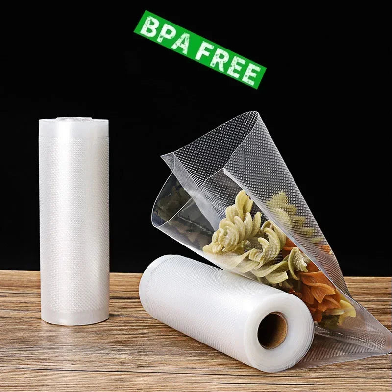Household Vacuum Bags for Food Vacuum Sealer Food Fresh Long Keeping 12+15+20+25+30cm*500cm Rolls/Lot Bags for Vacuum Packer