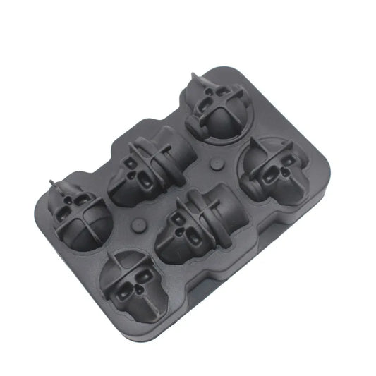 Skull Head Ice Ball Mold - BPA Free Silicone