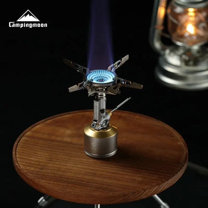 CAMPINGMOON XD-2F Outdoor Portable Voltage Stabilized Integrated Gas Stove High Power Windproof Hiking Field Stove Cooker