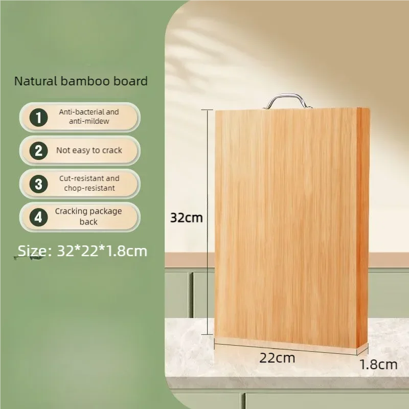 Bamboo Cutting Board – Eco-Friendly Rectangular Chopping Board - Kitchenley